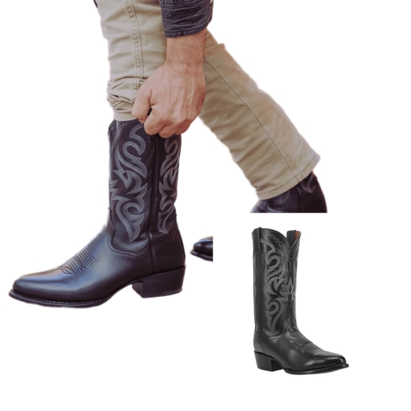 Vintage?? DAN POST Milwaukee Round Toe Mid-Calf Casual Western/Cowboy Boots